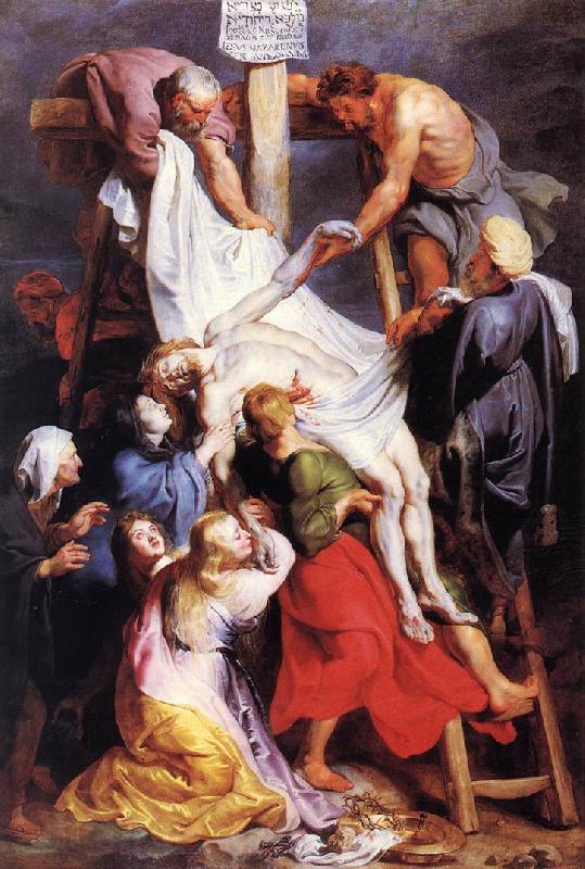 RUBENS, Pieter Pauwel Descent from the Cross France oil painting art
